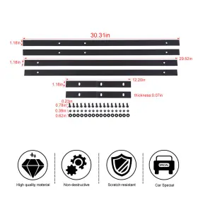 Bap2024ou1680 Savadicar 6pc Side Skirts Trail Armor Rocker Panels Guard For Ford Bronco 4-door 2021-2023 #2