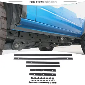 Savadicar2024042758 Savadicar Line Side Skirt Pinch Weld Covers Black Powder Coated For Ford Bronco 2-door 21