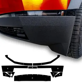 Sliplo 860012488605 Toprotect Diy Vinyl Wrap Kit For Tesla Cybertruck Front Bumper 2023