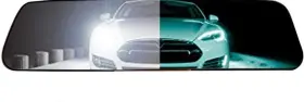 Aus0002-1 Smile Saki 2 Pcs Car Rear View 7.8 X 2.1 Inch Inverted Trianglel