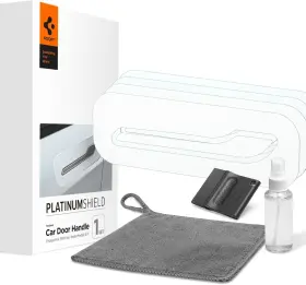 Afl06989 Spigen Auto Paint Protection Film Platinumshield For Tesla Model 3 / Y Door Handle