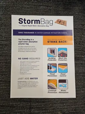 Sb010 Stormbag Pack Of 10 - Stormtec Stormbags Sandless Sandbag #2