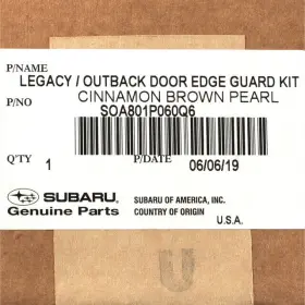Soa801p060q6 Subaru Genuine Door Edge Guard #2