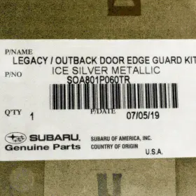 Soa801p060tr Subaru Genuine Door Edge Guard #2