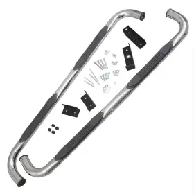 Sum-71000318 Summit Racing Step Bars Steel Polished Fits Dodge Ram 2500/3500 Pickup Mega Cab Pair