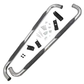 Sum-71009426 Summit Racing Step Bars Ss Polished Fits Jeep Wrangler Pair 71009426