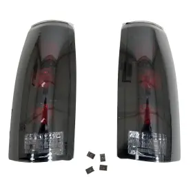 Sum-95016 Summit Racing Taillights Smoke Black Chevy C/k-series Pickup Pair