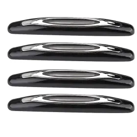 Tbestivmzr56dg9-01 Tbest Car Door Edge Guard Metal Bumpers For As Picture Show Black