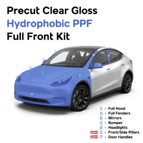Ppgphf558724 The Paint Protection Guys Precut Ppf Film Gloss Diy Clear Bra For Tesla Model Y 2023-2025
