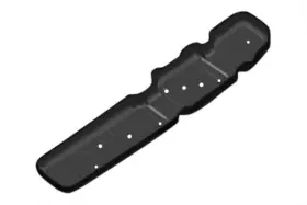 0299013 Titan Fuel Tanks 299013 Tank Shield Mid-ship Polyethylene Black Each