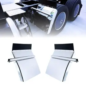 Trqf314 Torque Stainless Steel Quarter Fender For Semi Trucks 24x34 Inch Tube Bracket