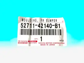 5271142140b1 Toyota 2022-2025 Oem Rav4 Front Bumper Moulding