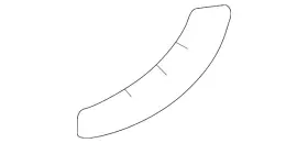 58742-02060 Toyota Genuine Quarter Panel Protector