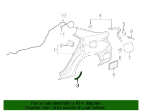 58742-02160 Toyota Genuine Stone Guard #2