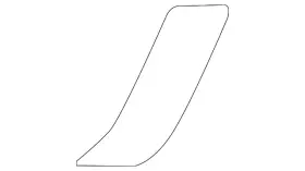 58742-04110 Toyota Genuine Side Body Trim Protector Left Rear #2