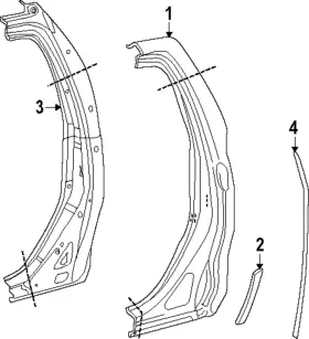 58742-ak020 Toyota Genuine Stone Guard