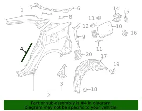 58745-47030 Toyota Genuine Stone Guard #2