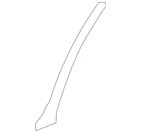 58748-07010 Toyota Genuine Quarter Panel Protector
