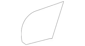 58748-21010 Toyota Genuine Quarter Panel Protector
