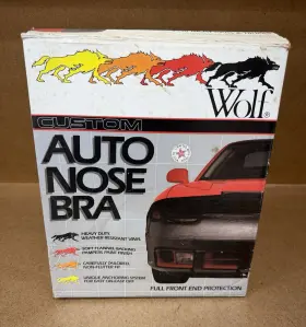 63990-8002 Toyota 1991 -1995 Mr2 Sw20 Custom Auto Nose Bra Front Bumper Cover Black Leather