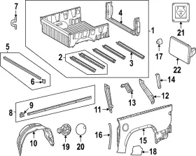 66243-0c030 Toyota Genuine Stone Guard