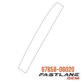 67858-06020 Toyota 2016-2018 Lexus Es350 Rear Left Door Protector New Oem #3