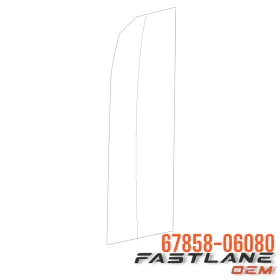 67858-06080 Toyota 67858 06080 2019-2024 Lexus Es250/300h/350 Rear Left Stone Guard New Oem