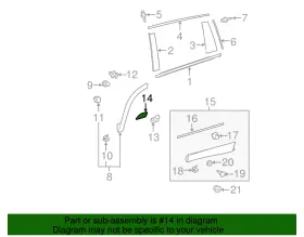 75747-0e010 Toyota Genuine Stone Guard #3