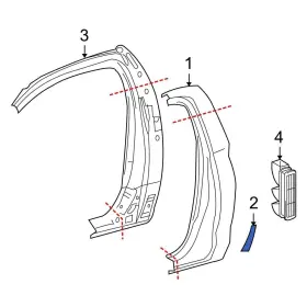 587470c011 Toyota Oe For Tundra 2007-2020 Right Stone Guard #2