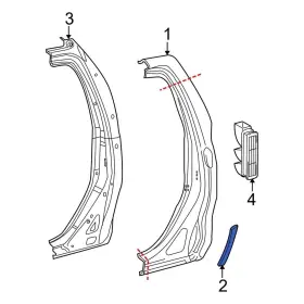 587470c011 Toyota Oe For Tundra 2007-2020 Right Stone Guard #3