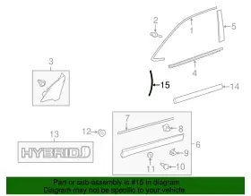 Pt936-48140-11 Toyota Oem Accessories Genuine Door Edge Guards Predawn Gray Mica #2
