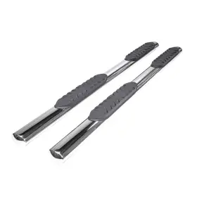A1553s Trail Fx Bed Liners Trailfx Stainless Steel Oval Polished Nerf Bar 2020-2025 Jeep Gladiator