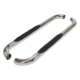 1130301091 Trailfx Step Nerf Bar - 3 Inch Round Bent Pol Stainless Steel Without End Caps R