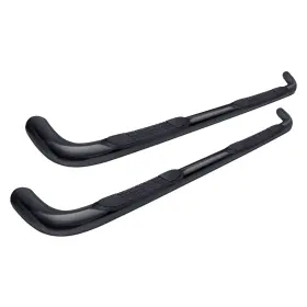 1150550073 Trailfx - 3 Inch Cab Length Black Round Step Bars