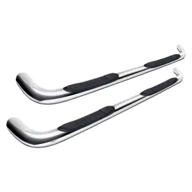 A0055s Trailfx - 3 Inch Polished Round Step Bars