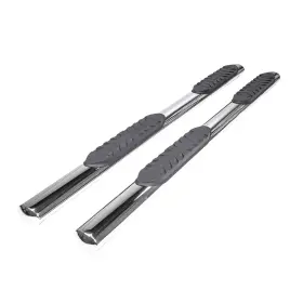 A1561s Trailfx 4 Inch Oval Straight Rocker Panel Mount Nerf Bar Set