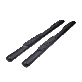 A1561t Trailfx 4 Inch Oval Straight Rocker Panel Mount Nerf Bar Set