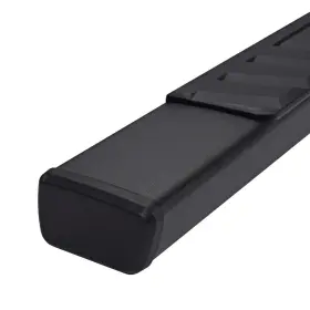 A4012b Trailfx - 4 Inch T4 Series Cab Length Black Trapezoid Step Bars