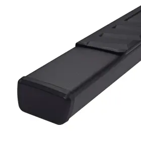 A4015b Trailfx - 4 Inch T4 Series Cab Length Black Trapezoid Step Bars