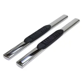 A7036s Trailfx Step Nerf Bar - 5 Inch Oval Straight Pol Stainless Steel Rocker Panel Mo
