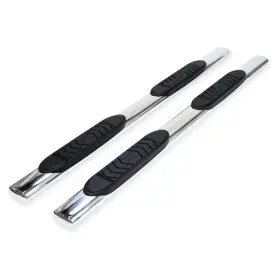 A7055s Trailfx Step Nerf Bar - 5 Inch Oval Straight Pol Stainless Steel Rocker Panel Mo