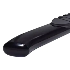A7058b Trailfx With Step Pads Bed 5 In Oval Straight Pwdr Ctd Black Steel