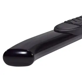A7081b Trailfx - 5 Inch Cab Length Black Oval Bent End Side Steps