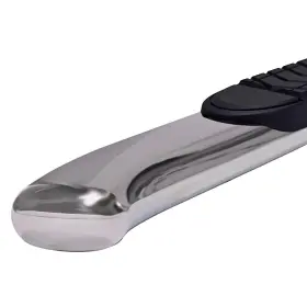 A7085s Trailfx - 5 Inch Cab Length Polished Oval Bent End Side Steps #2