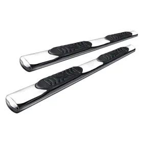 A7094s Trailfx - 5 Inch Cab Length Polished Oval Straight Side Steps