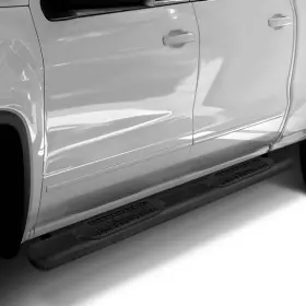 A8223b Trailfx - 6 Inch Cab Length Black Oval Straight Side Steps #2