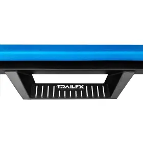 Dhs010b Trailfx - 3.5 Inch Drop Down Cab Length Black Triangular Hoop Steps