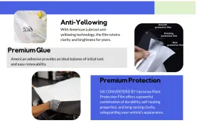 7.5mil Upromax 880117127926 Paint Protection Film Self-healing Tpu Ppf 0.5 Inch X 50ft Uv Resistant #3