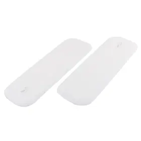 A15092200ux0523 Uxcell Rubber Car Front Rear Bumper Guard White 2 12 Inches X 4