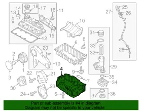 03l-103-660-c Volkswagen Genuine Lower Cover #2